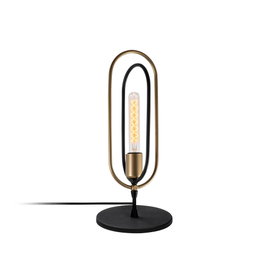 Opviq Cerco - 5071 Lámpara de mesa Negro y dorado